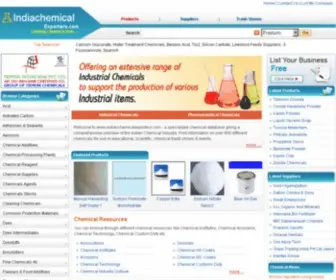 Indiachemicalexporters.com(Chemical manufacturers) Screenshot