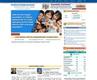 Indiachildrenstat.com(IndiaChildren growth statistics details figures) Screenshot