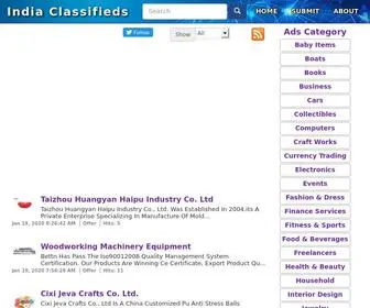 Indiaclassify.com(India Classifieds Offers Business Fashion Jobs Realestate) Screenshot