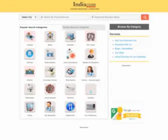 Indiacom.com(Connecting Businesses..Creating Value) Screenshot