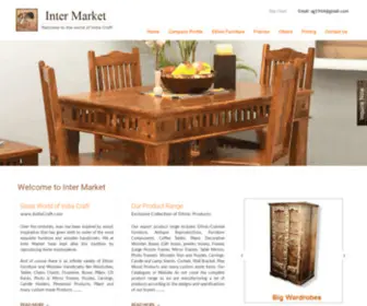 Indiacraft.com(Wooden Handicrafts) Screenshot