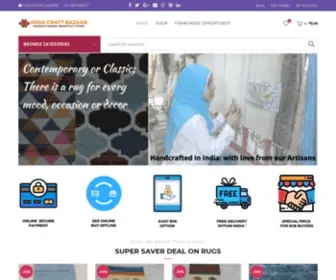 Indiacraftbazaar.com(India Craft Bazaar) Screenshot