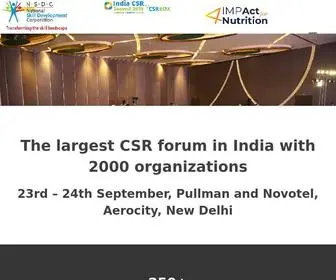 Indiacsrsummit.in(India CSR Summit) Screenshot