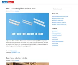 Indiadeals.com(India's Best Deals Reviews) Screenshot