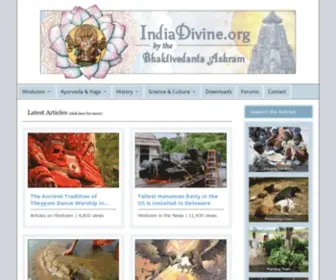 Indiadivine.org(Hinduism) Screenshot