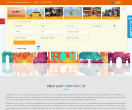 Indiaeasytrip.com(India Easy Trip Pvt. Ltd) Screenshot