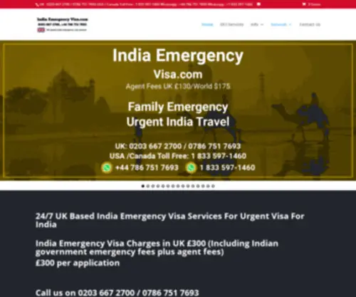 Indiaemergencyvisa.com(Urgent India Emergency Visa UK Indian Emergency Visa London) Screenshot