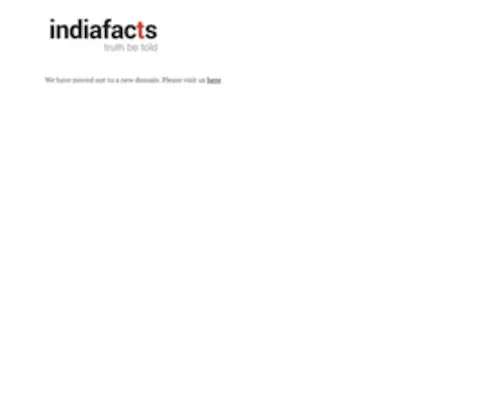 Indiafacts.co.in(IndiaFactsIndiaFacts) Screenshot