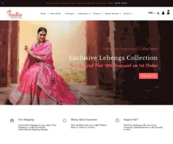 Indiafashionhub.com(Create an Ecommerce Website and Sell Online) Screenshot