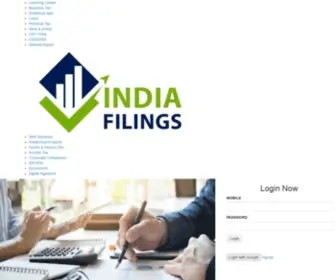 Indiafilings.co.in(Income Tax) Screenshot