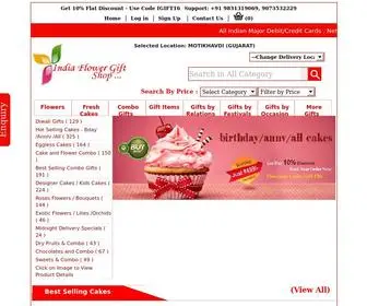 Indiaflowergiftshop.com(Best Online Portal for Cake Flower and Gift Shop in India) Screenshot