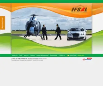 Indiaflysafe.com(India Fly Safe Aviation Limited) Screenshot