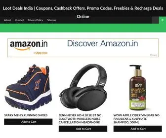 Indiafreestuff.info(Loot Deals India) Screenshot