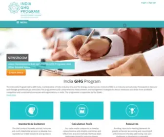 Indiaghgp.org(India GHG Program) Screenshot