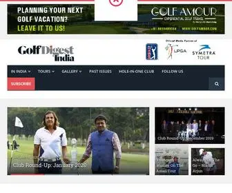 Indiagolfdigest.com(Golf Digest India) Screenshot