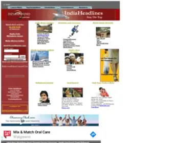 Indiaheadlines.com(India Headlines) Screenshot