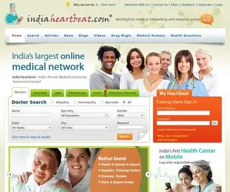 Indiaheartbeat.com(India&#039;s Leading Online Doctor) Screenshot