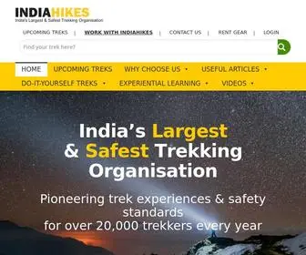 Indiahikes.com(India's Safest & Largest Trekking Organisation) Screenshot