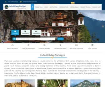 Indiaholidaypackages.com(India Holiday Packages) Screenshot