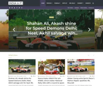 Indiainf1.com(India in F1) Screenshot