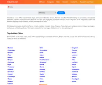 Indiainfo.net(Indian Business Directory) Screenshot
