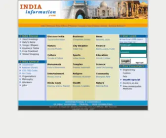 Indiainformation.com(Indiainformation-premier search engine of india) Screenshot