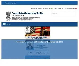 Indiainnewyork.gov.in(New York (USA)) Screenshot
