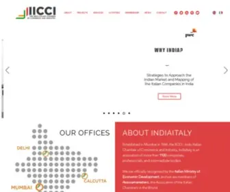 Indiaitaly.com(Promoting trade between India and Italy) Screenshot