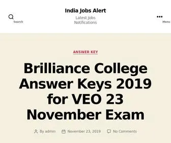 Indiajobsalert.com(India Jobs Alert) Screenshot