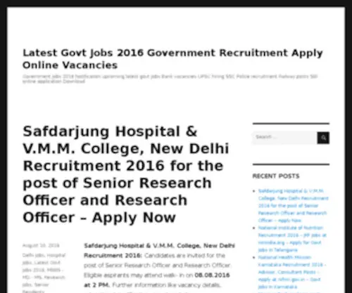 Indiajobshub.com(Recruitment 2013) Screenshot