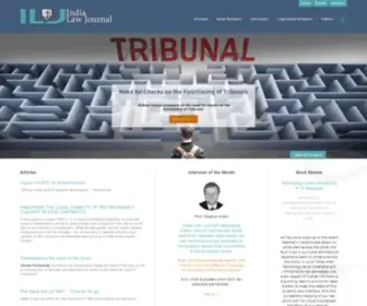 Indialawjournal.org(India Law Journal) Screenshot