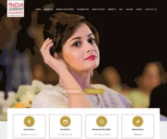 Indialeadershipawards.com(India Leadership Awards) Screenshot