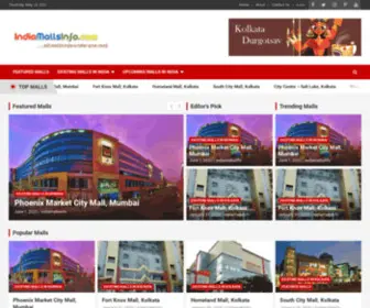 Indiamallsinfo.com(Malls in India Shopping Malls in India Existing Malls in India Upcoming Malls in India) Screenshot