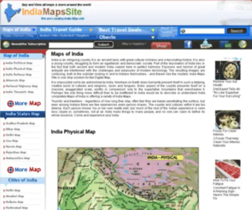 Indiamapssite.com(Knowledge Home and Real Estate) Screenshot