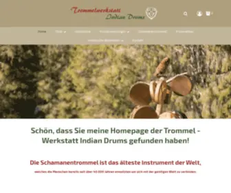 Indian-Drums.de(Trommelwerkstatt Indian Drums) Screenshot