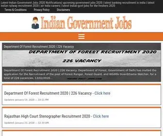 Indian-Govt-Jobs.com(Indian Government Jobs) Screenshot