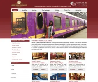 Indian-Luxury-Trains.com(Indian Luxury Train Tour Booking in india) Screenshot