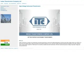 Indian-Transformers.com(Your Company/Site Name) Screenshot