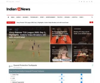 Indian24News.com(News) Screenshot
