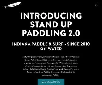 Indiana-Paddlesurf.ch(Indiana Paddle & Surf) Screenshot