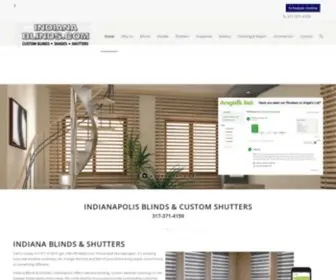 Indianablinds.com(Indiana Blinds) Screenshot