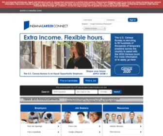 Indianacareerconnect.com(Indiana Career Connect) Screenshot