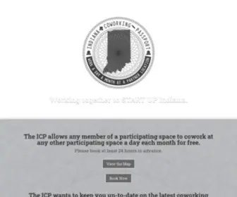 Indianacoworkingpassport.com(Indiana Coworking Passport) Screenshot