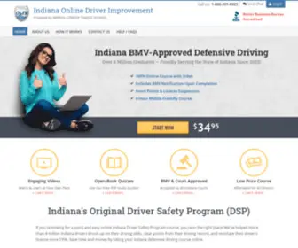 Indianadriver.com(Indiana Online Driver Improvement) Screenshot