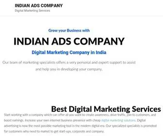 Indianadscompany.com(Indian Ads Company) Screenshot