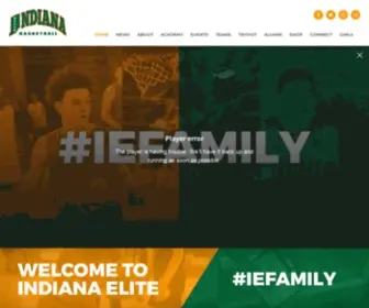 Indianaelite.com(The Indiana Elite AAU Basketball Association) Screenshot