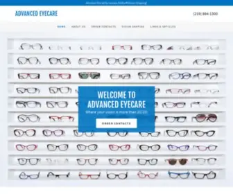 Indianaeyecare.com(Advanced Eyecare) Screenshot