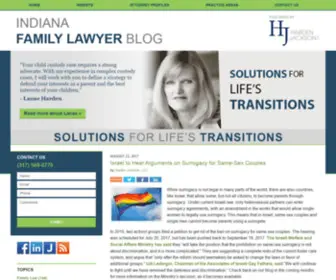 Indianafamilylawyerblog.com(Harden Jackson) Screenshot