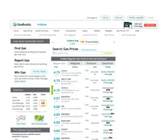 Indianagasprices.com(Indiana Gas Prices) Screenshot
