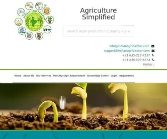 Indianagribazaar.com(INDIAN AGRI BAZAAR) Screenshot